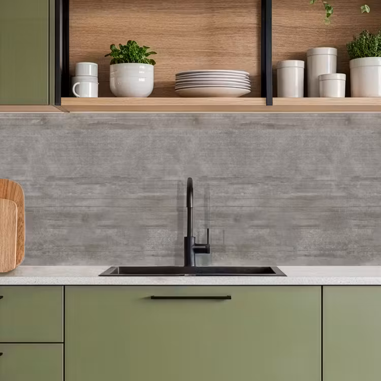 Patroon - Beton - Grijs keuken achterwand 2 middel 871 -sfeer3