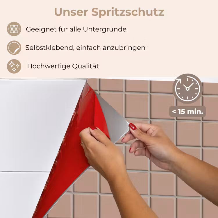 Patroon - Tegel - Oudroze keuken achterwand spatscherm klein 900 -spatscherm_DE