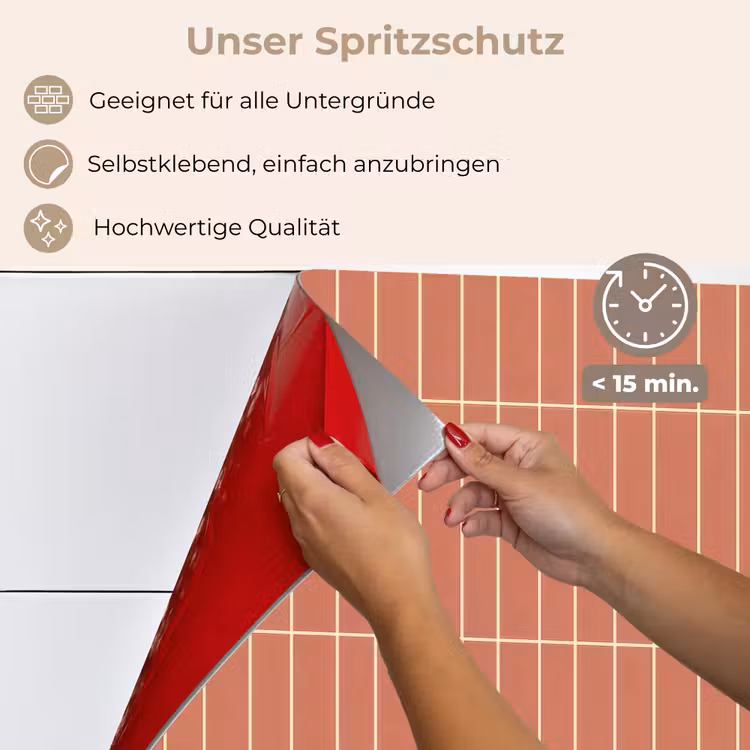Patroon - Tegels - Terracotta keuken achterwand spatscherm klein 900 -spatscherm_DE