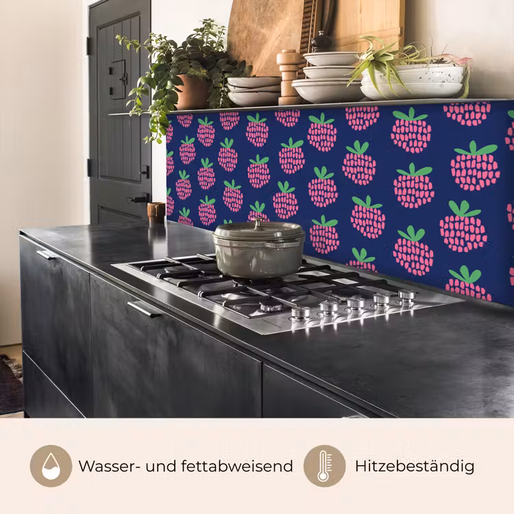 Patroon - Framboos - Retro keuken achterwand 2 middel 871 -usp_DE