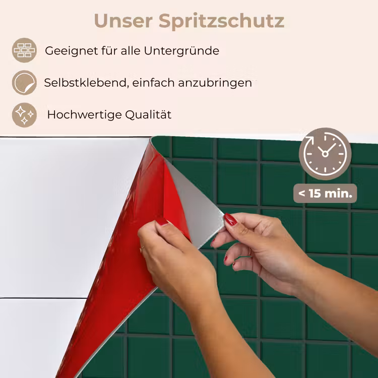 Patroon - Tegels - Dennen - Groen keuken achterwand spatscherm klein 900 -spatscherm_DE