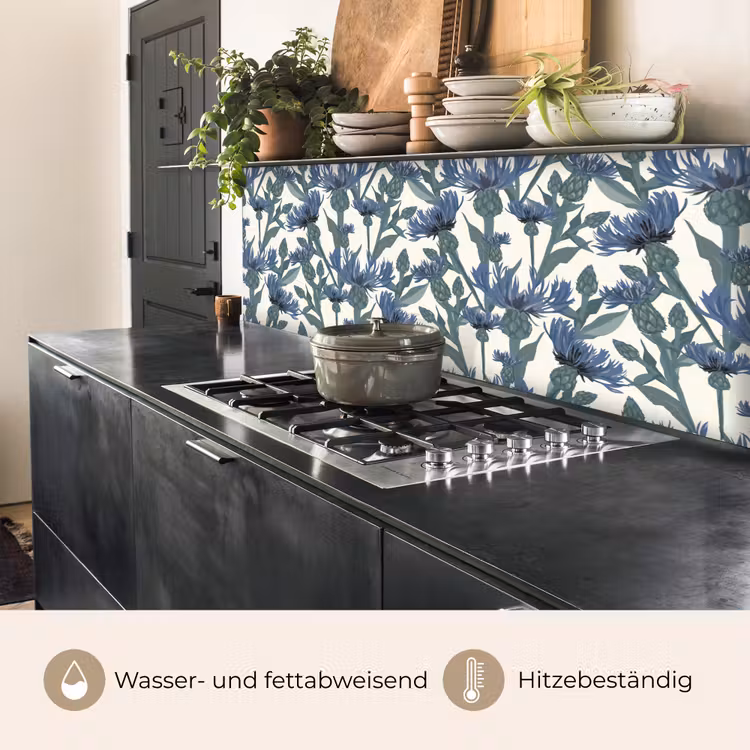 Patronen - Korenbloem - Natuur - Plant keuken achterwand 2 middel 871 -usp_DE