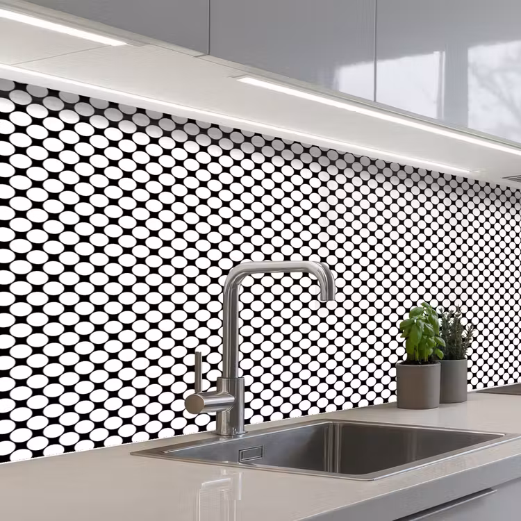 Patroon - Lijn - Design - Kleur keuken achterwand 2 middel 871 -3d_schuin