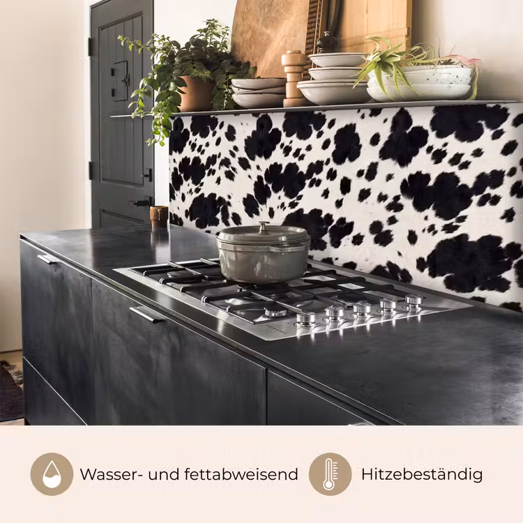 Patroon - Vacht - Zwart - Wit keuken achterwand 2 middel -usp_DE