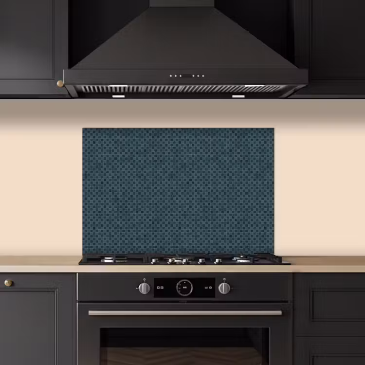 Patroon - Mozaïek - Groen keuken achterwand spatscherm klein 900 -sfeer1