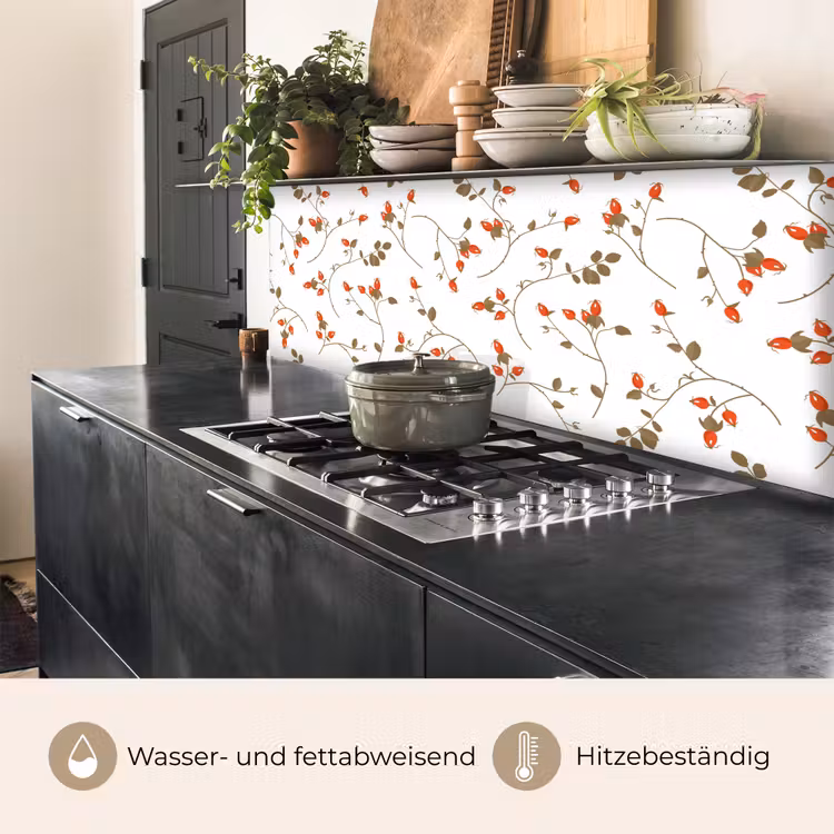 Patronen - Planten - Romantisch - Botanisch keuken achterwand 2 middel 871 -usp_DE