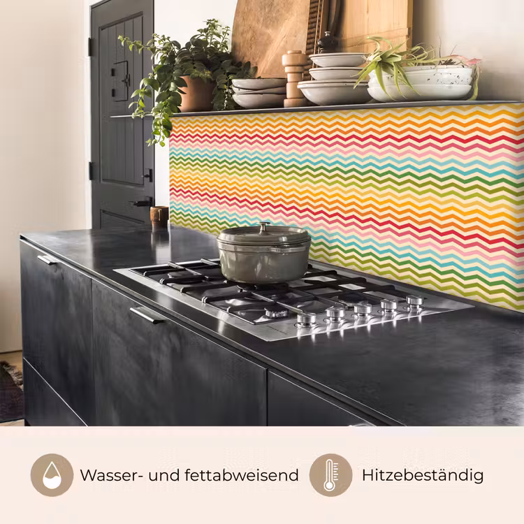 Patroon - Regenboog - Retro keuken achterwand 2 middel 871 -usp_DE