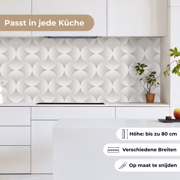Patronen - Zilver - Retro keuken achterwand 2 middel 871 -sfeer4_DE