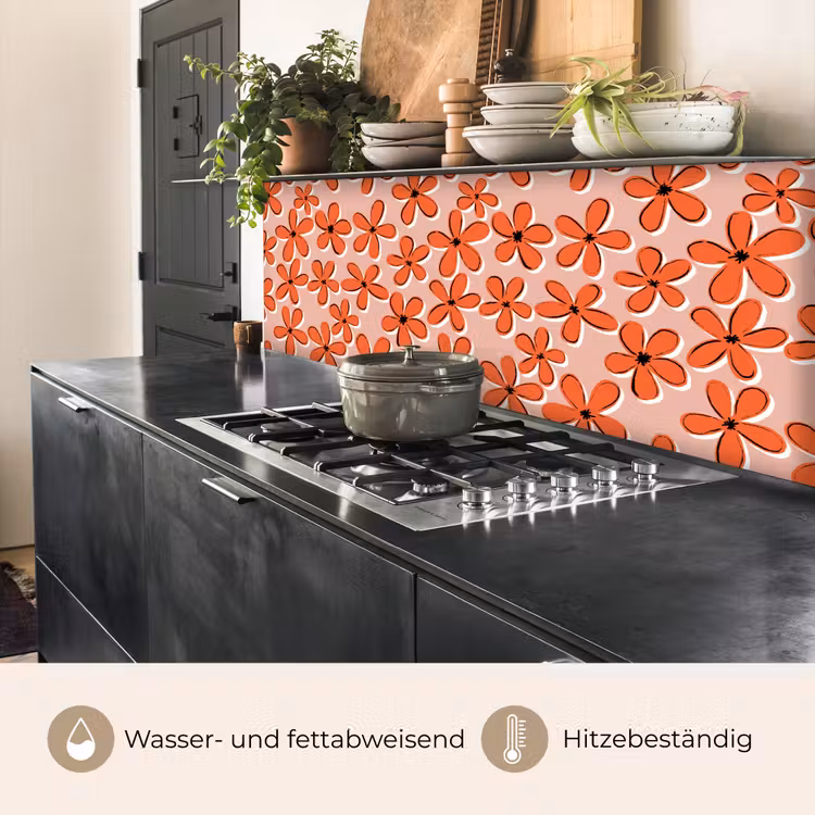 Patronen - Vintage - Bloem keuken achterwand 2 middel 871 -usp_DE