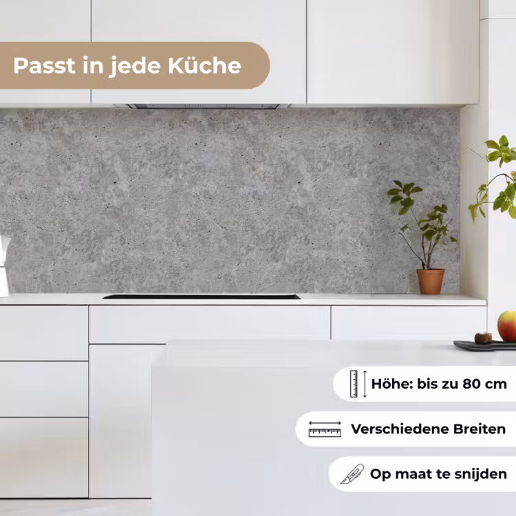 Patroon - Cement - Beton keuken achterwand 2 middel 871 -sfeer4_DE