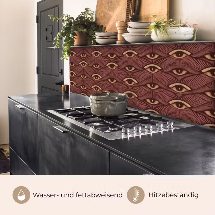 Mystiek - Ogen - Bruin keuken achterwand 2 middel 871 -usp_DE