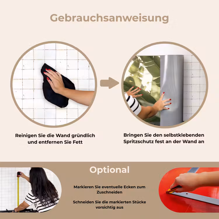 Natuur - Bladeren - Groen - Tropisch - Detail keuken achterwand spatscherm klein -gebruiksaanwijzing_DE