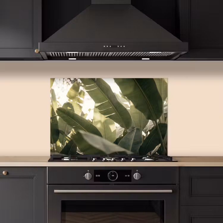 Natuur - Bladeren - Groen - Tropisch - Detail keuken achterwand spatscherm klein -sfeer1