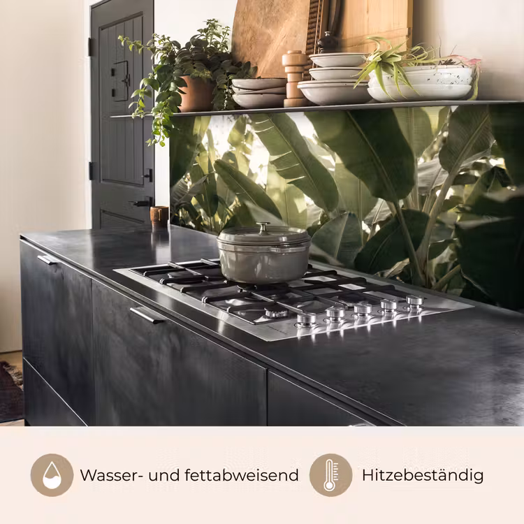 Natuur - Bladeren - Groen - Tropisch - Detail keuken achterwand 2 middel -usp_DE