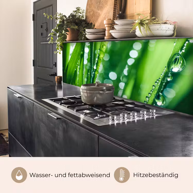 Natuur - Gras - Groen keuken achterwand 2 middel -usp_DE