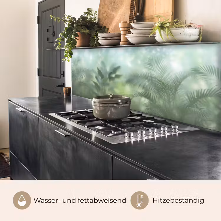 Natuur - Vervaagd - Groen - Abstract - Modern keuken achterwand 2 middel -usp_DE
