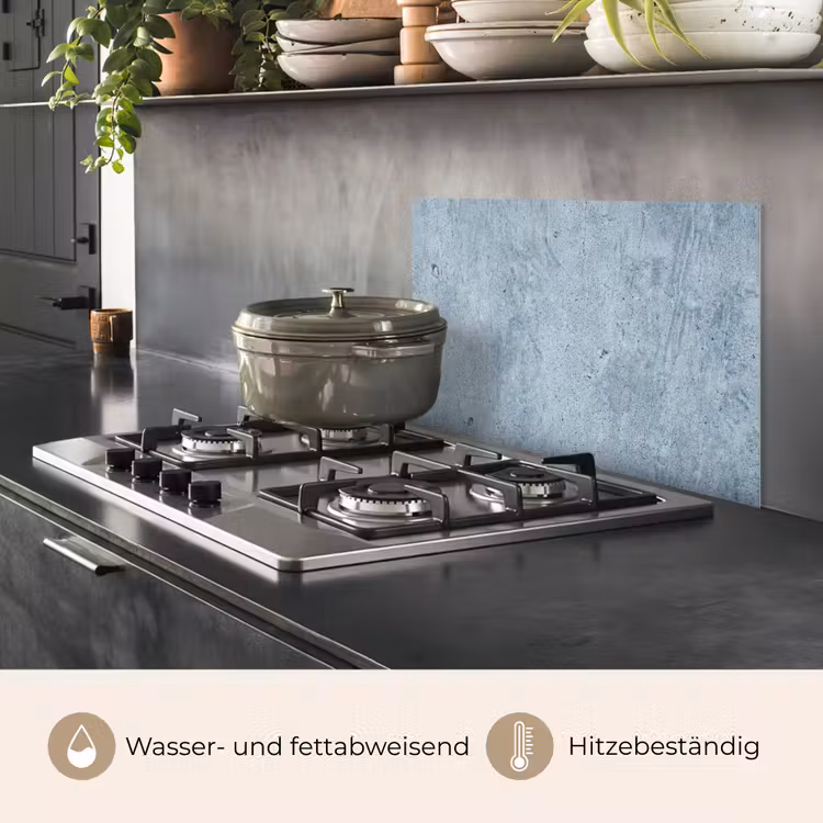 Oppervlak - Ruw - Abstract - Modern - Grijs keuken achterwand spatscherm klein -usp_DE