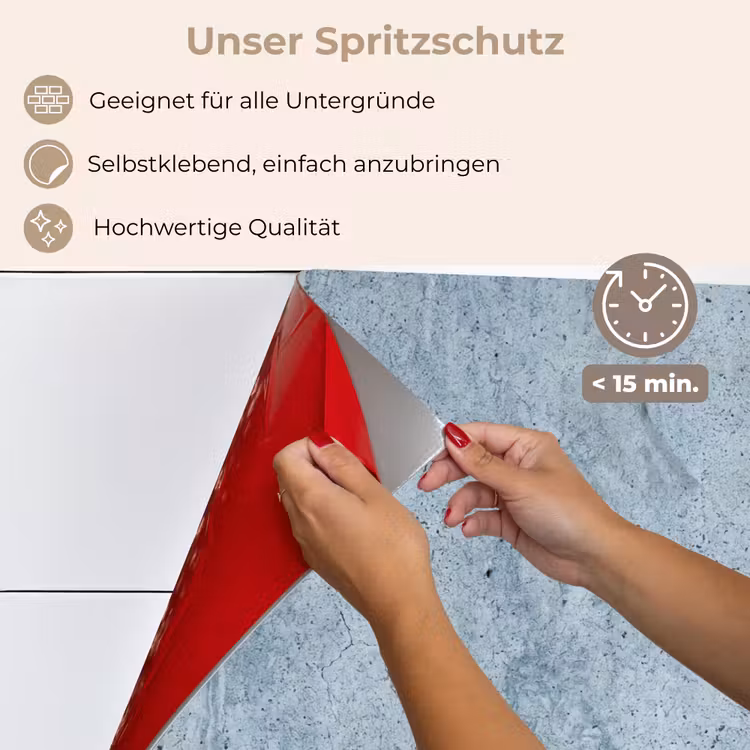Oppervlak - Ruw - Abstract - Modern - Grijs keuken achterwand spatscherm klein -spatscherm_DE