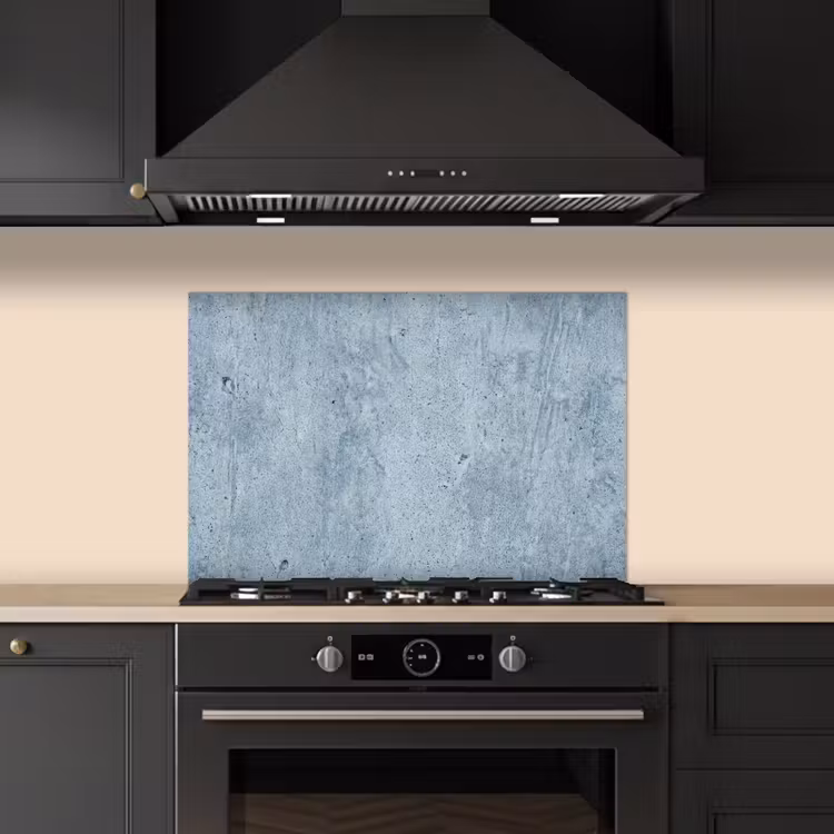 Oppervlak - Ruw - Abstract - Modern - Grijs keuken achterwand spatscherm klein -sfeer1