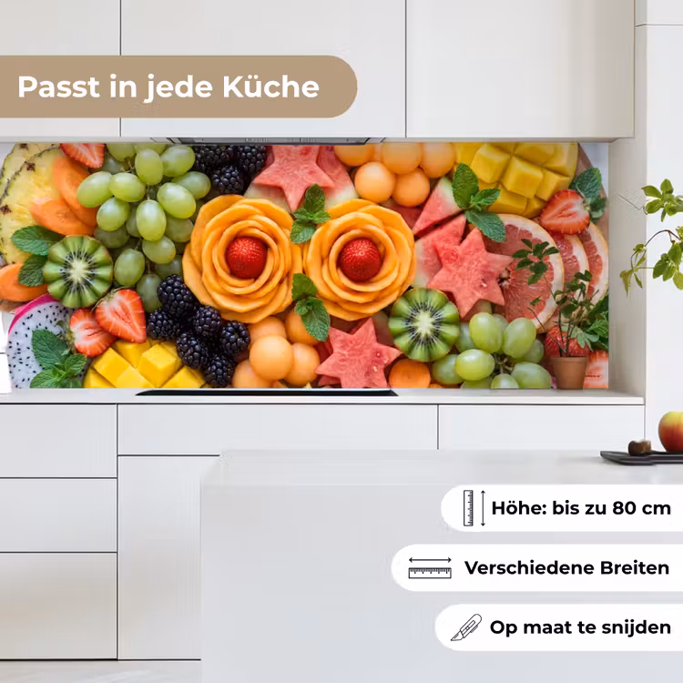 Fruit - Variatie - Kleurrijk - Vers - Eten keuken achterwand 2 middel -sfeer4_DE