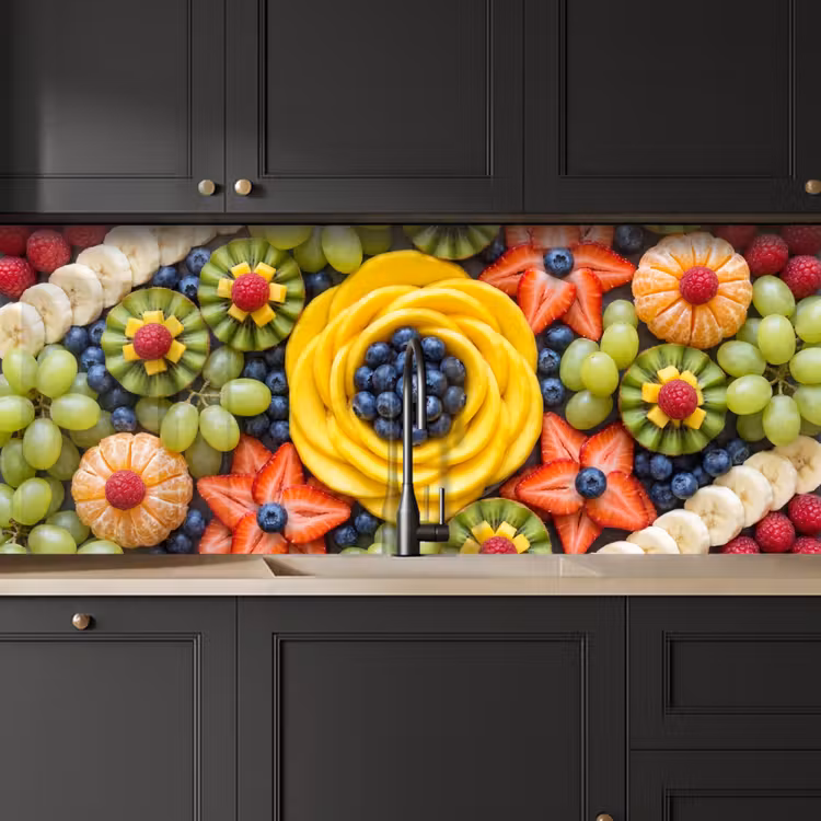 Fruit - Arrangement - Gezond - Kleurrijk - Eten keuken achterwand 2 middel -sfeer1