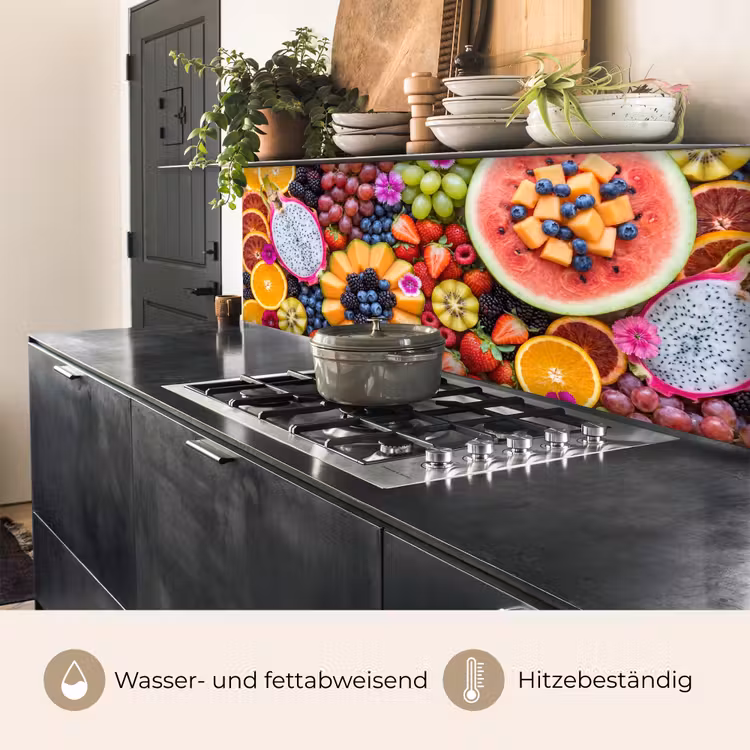 Fruit - Vers - Variatie - Eten - Kleurrijk keuken achterwand 2 middel -usp_DE