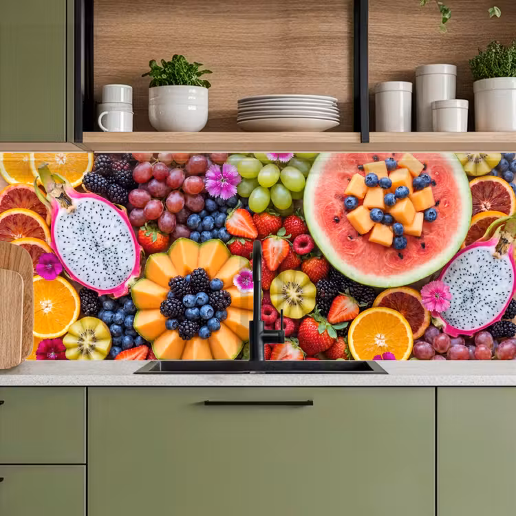 Fruit - Vers - Variatie - Eten - Kleurrijk keuken achterwand 2 middel -sfeer3