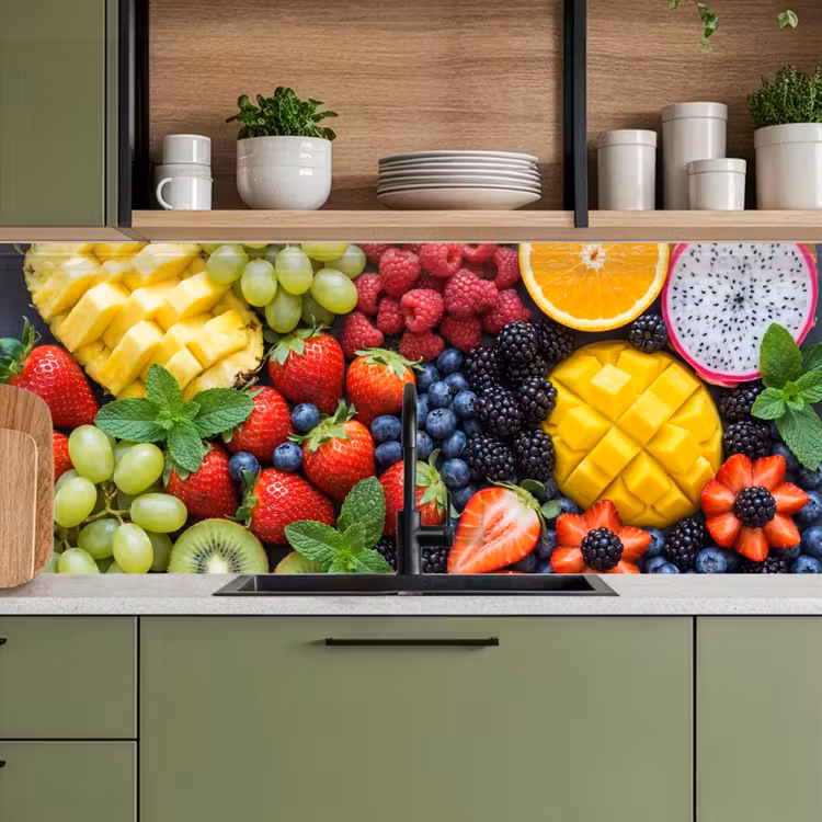Fruit - Vers - Kleurrijk - Eten keuken achterwand 2 middel -sfeer3