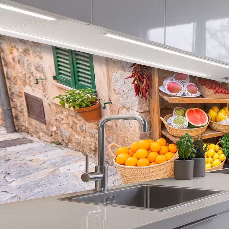 Küchenrückwand - Obst – Markt – Frisch - Fruit - Markt - Vers keuken achterwand 2 middel
