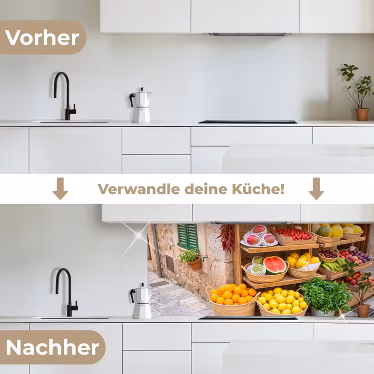Küchenrückwand - Obst – Markt – Frisch - Fruit - Markt - Vers keuken achterwand 2 middel