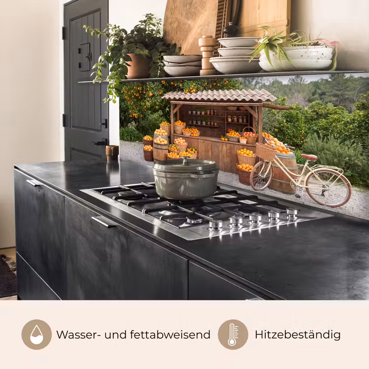 Küchenrückwand - Obst – Markt – Ländlich - Fruit - Markt - Landelijk keuken achterwand 2 middel