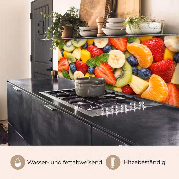 Fruit - Plakjes - Eten - Kleurrijk keuken achterwand 2 middel -usp_DE