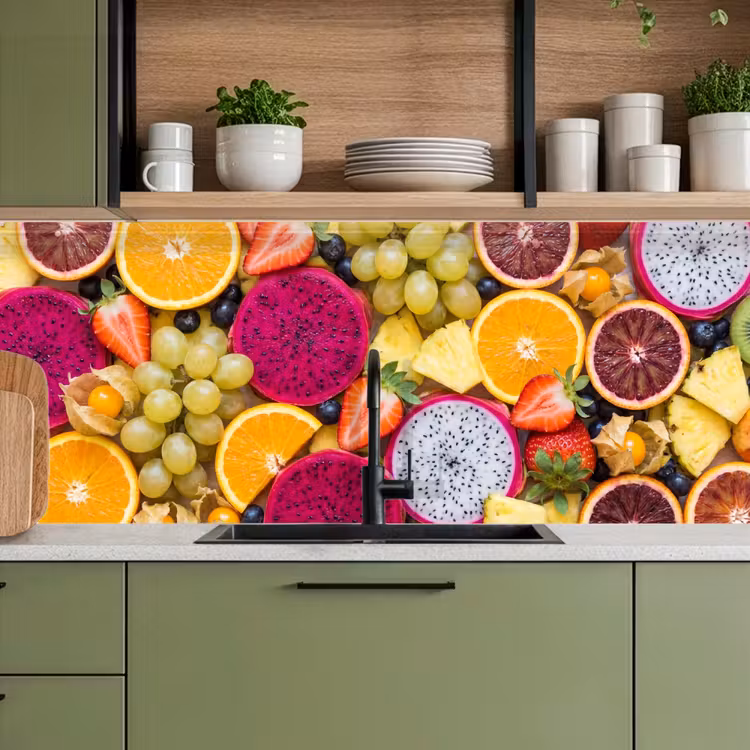 Fruit - Assortiment - Kleurrijk - Gezondheid keuken achterwand 2 middel -sfeer3