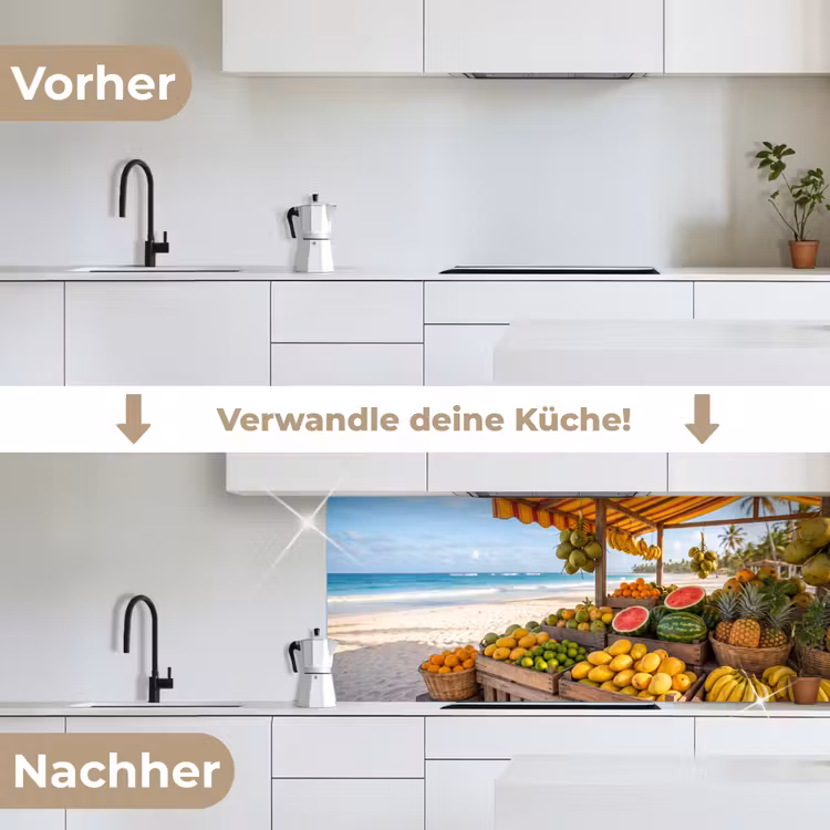 Küchenrückwand - Obst – Strand – Tropisch - Fruit - Strand - Tropisch keuken achterwand 2 middel