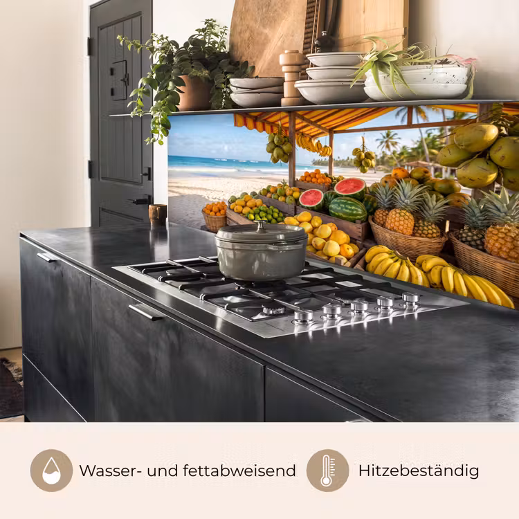 Küchenrückwand - Obst – Strand – Tropisch - Fruit - Strand - Tropisch keuken achterwand 2 middel