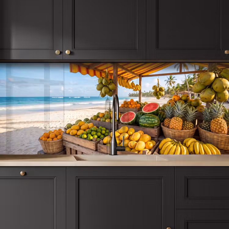 Küchenrückwand - Obst – Strand – Tropisch - Fruit - Strand - Tropisch keuken achterwand 2 middel