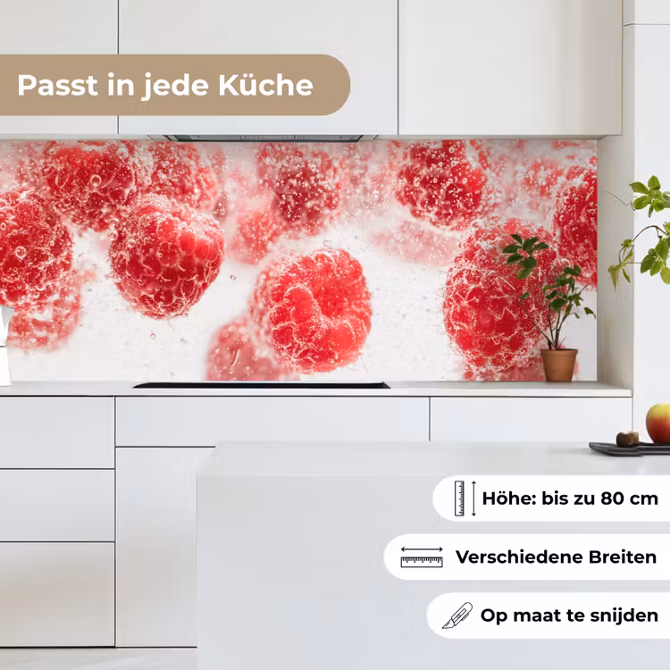 Fruit - Water - Bubbels - Rood keuken achterwand 2 middel -sfeer4_DE