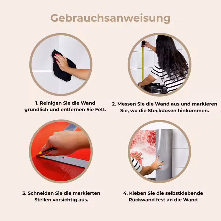 Fruit - Water - Bubbels - Rood keuken achterwand 2 middel -gebruiksaanwijzing_DE