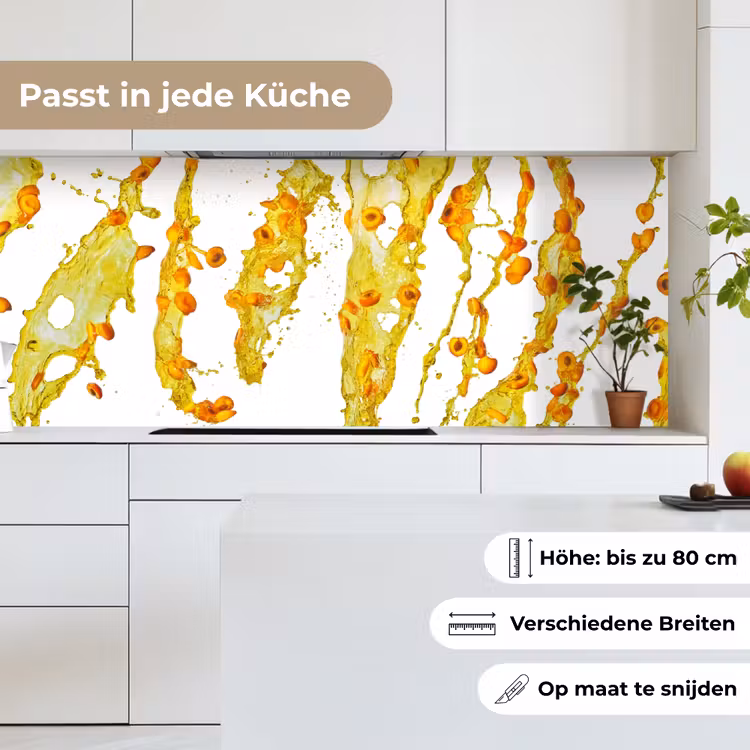 Oranje - Geel - Splash - Fruit keuken achterwand 2 middel -sfeer4_DE