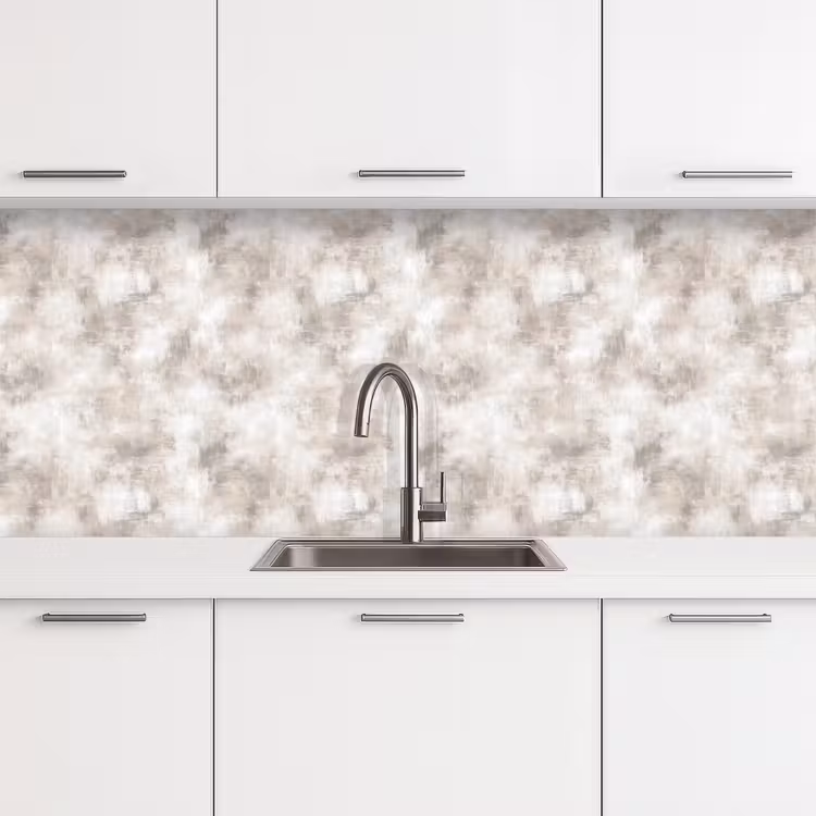Organisch - Patroon - Gemêleerd keuken achterwand 2 middel 871 -3d