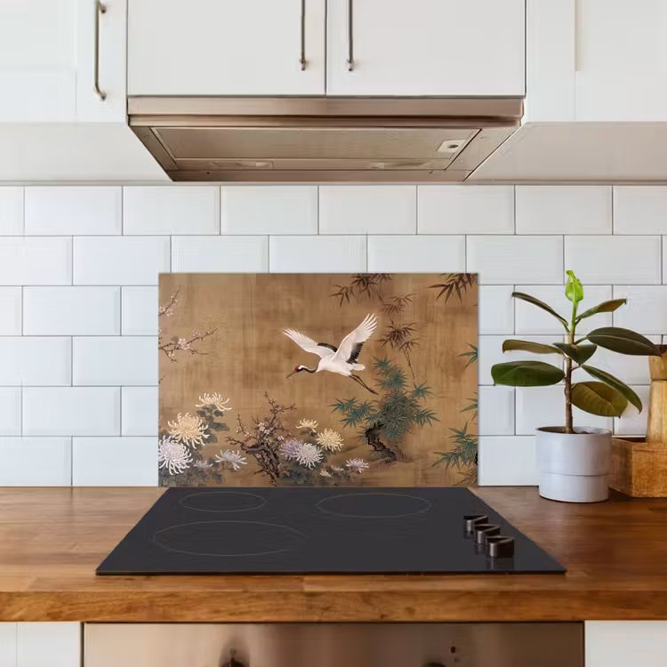 Oosters - Elegant - Kleurrijk keuken achterwand spatscherm klein -sfeer2
