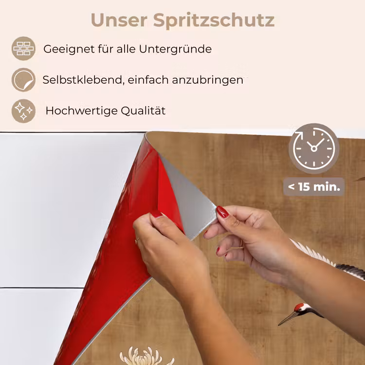 Oosters - Elegant - Kleurrijk keuken achterwand spatscherm klein -spatscherm_DE
