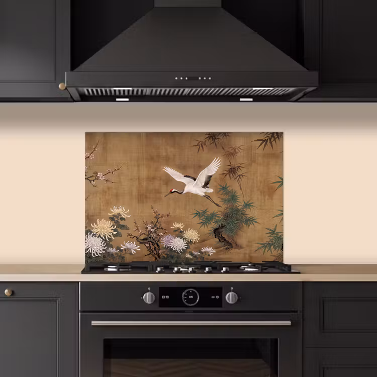 Oosters - Elegant - Kleurrijk keuken achterwand spatscherm klein -sfeer1