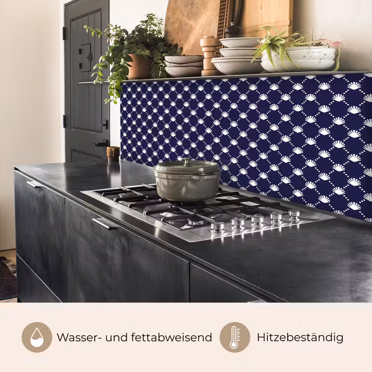 Oceaan - Schelp - Blauw - Wit keuken achterwand 2 middel 871 -usp_DE