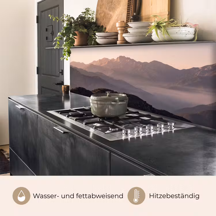 Panorama - Landschap - Bergen keuken achterwand 2 middel -usp_DE