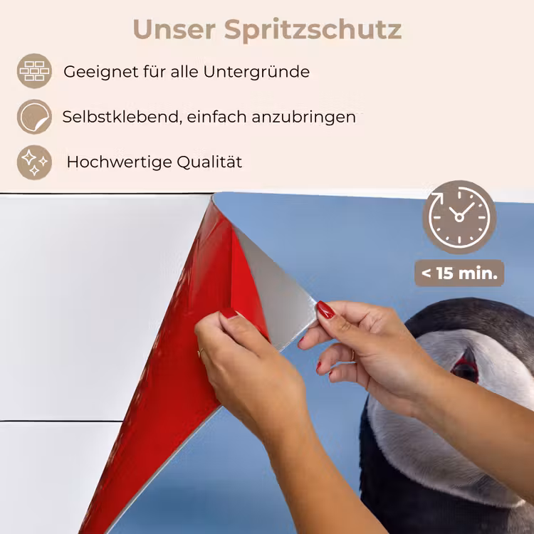 Papegaaiduiker - Portret - Natuur keuken achterwand spatscherm klein -spatscherm_DE