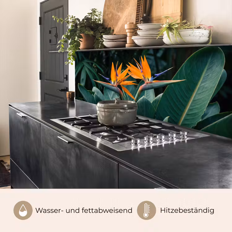Paradijsvogel - Bloem - Exotisch keuken achterwand 2 middel -usp_DE