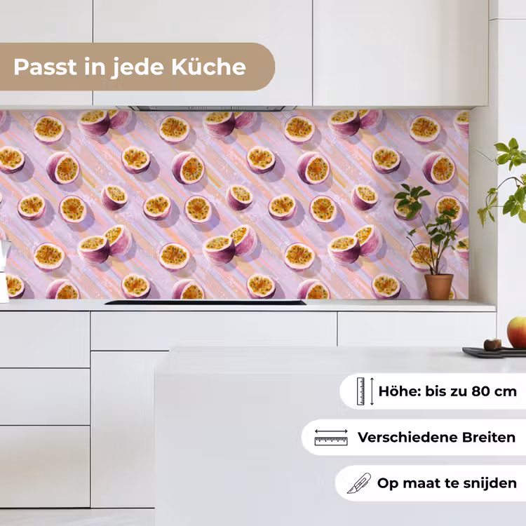Passievrucht - Tropisch - Paars keuken achterwand 2 middel 871 -sfeer4_DE
