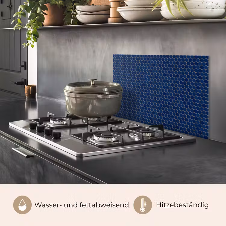 Penny - Mozaïek - Donkerblauw keuken achterwand spatscherm klein 900 -usp_DE