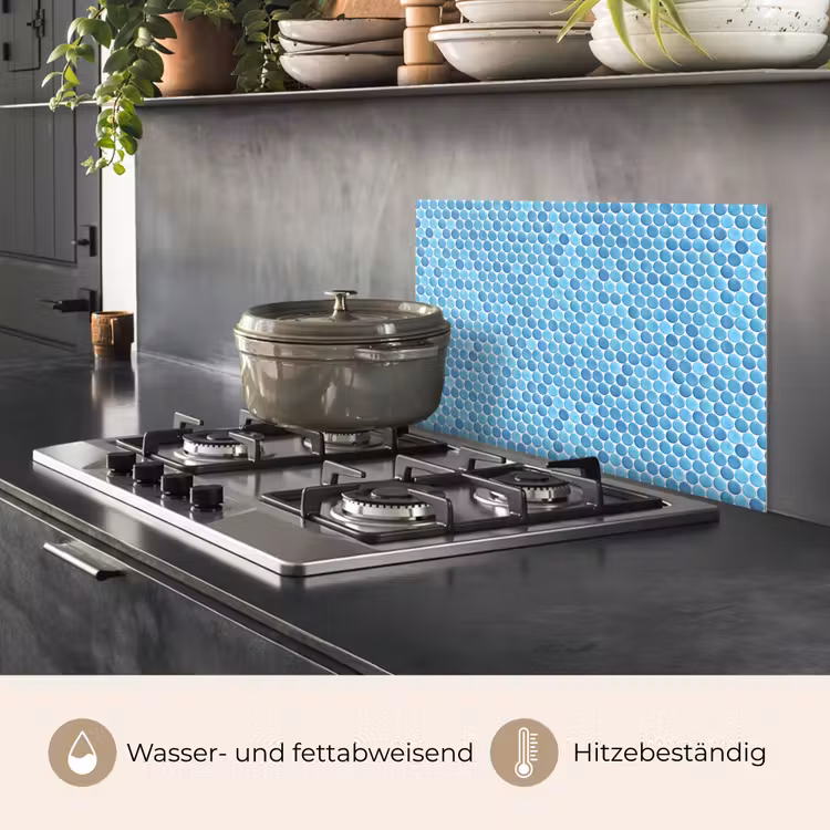 Penny - Mozaïek - Lichtblauw keuken achterwand spatscherm klein 900 -usp_DE
